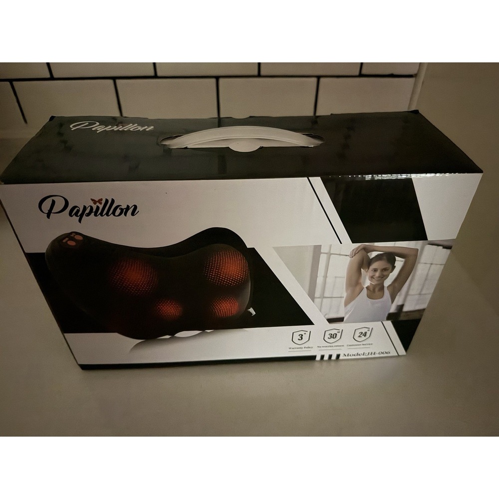 Papillon 3D Shiatsu Massager Pillow With Heat JH-006. 548 JS